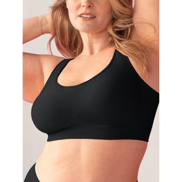 Shapermint Women's Everyday Comfort Straps Wireless Shaping Bra Size M Black NWT - Picture 1 of 9
